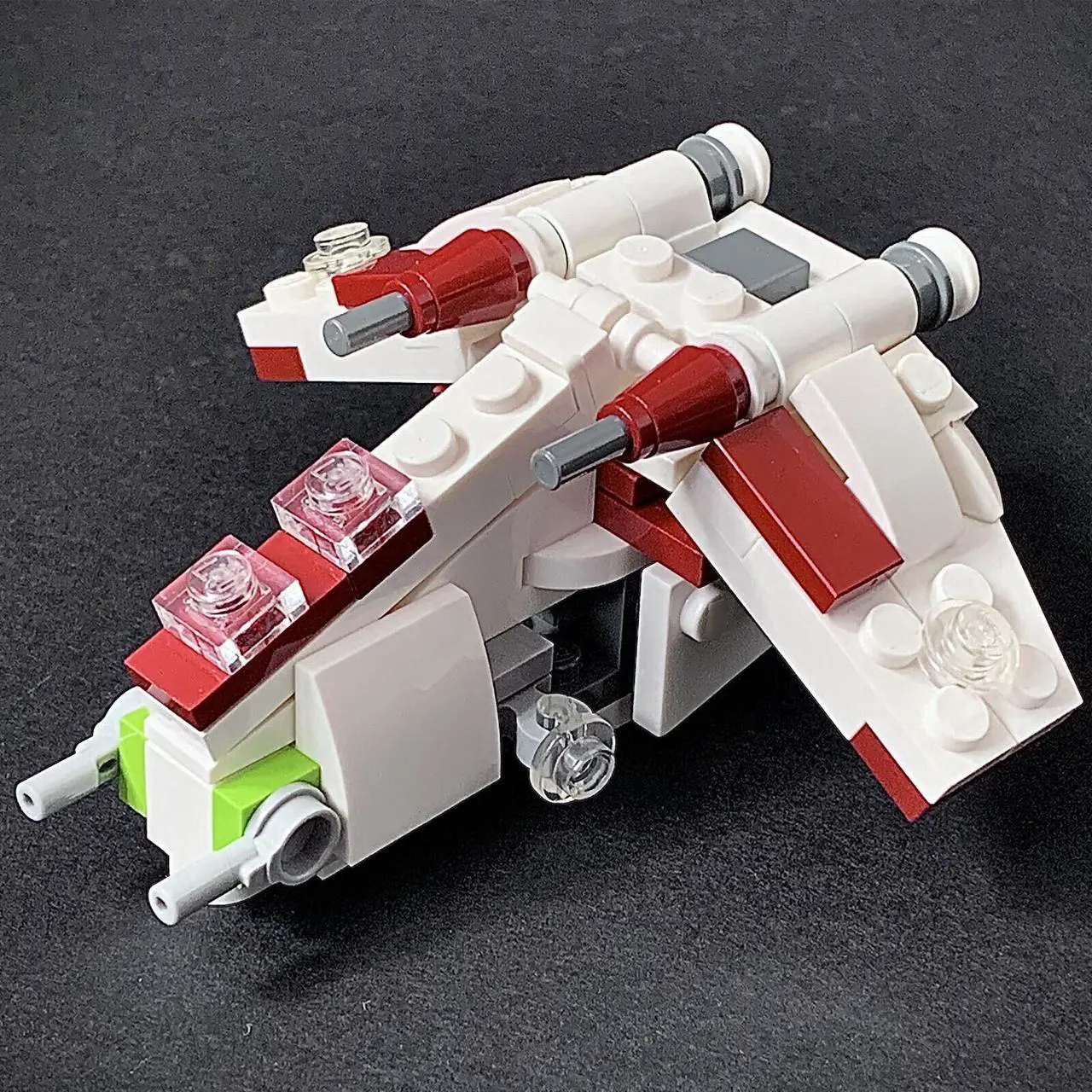 Alt view image 2 of 3 - ZITIANYOUBUILD Micro LAAT Ship Model for Kids Gifts 100 Pieces from Movie MOC