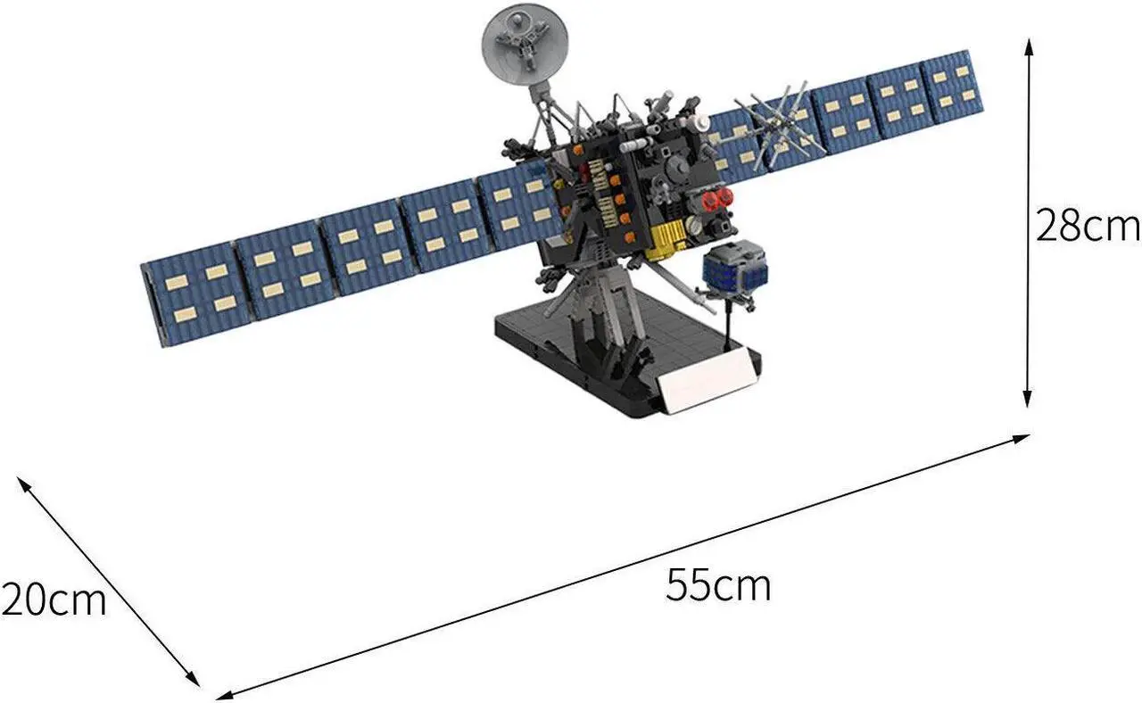 Alt view image 5 of 6 - ZITIANYOUBUILD Rosetta Philae Spacecraft Robotic Space Agency Lander 2320 Pieces MOC