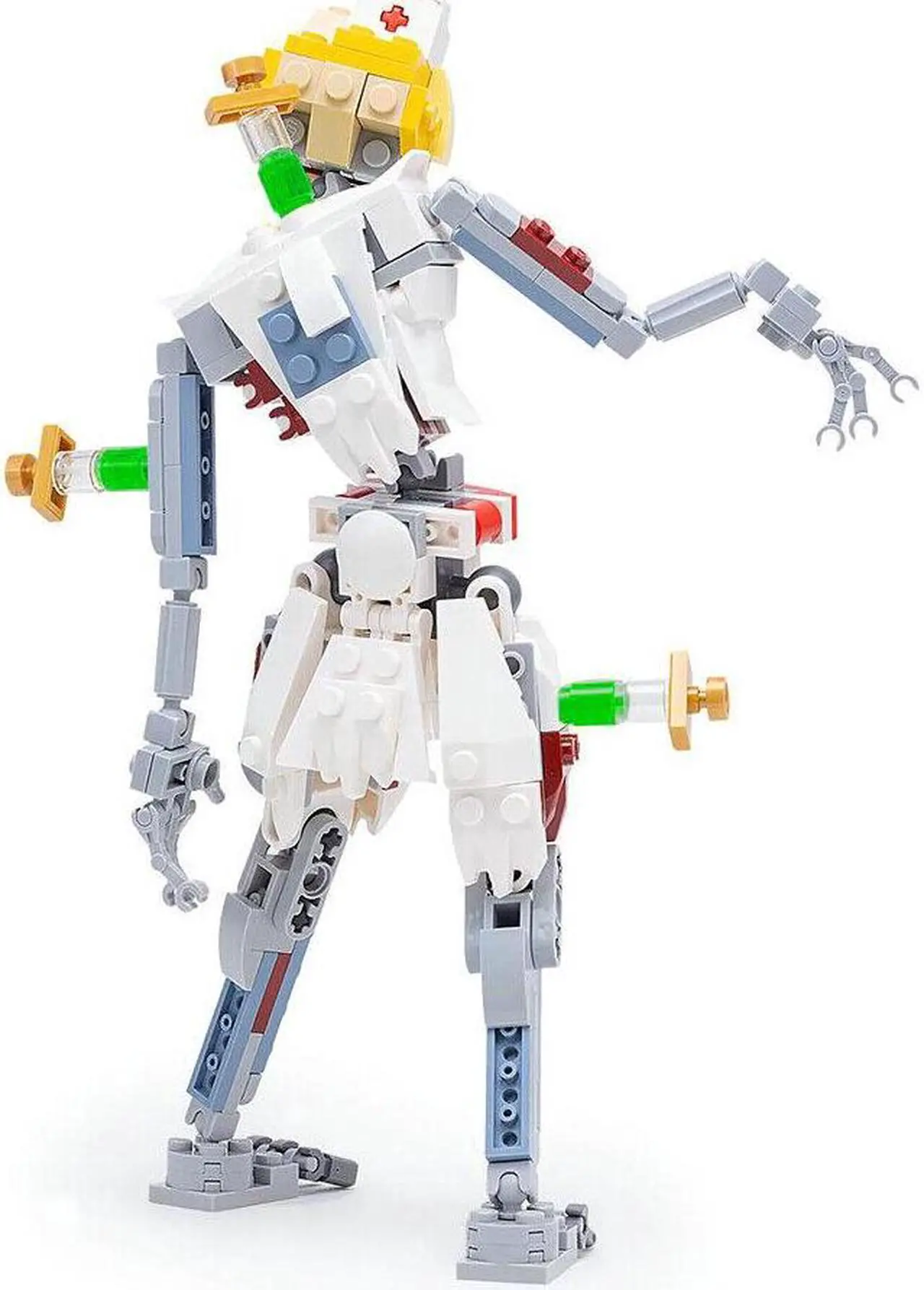 Alt view image 3 of 3 - ZITIANYOUBUILD Zombie Nurse Model for Halloween 214 Pieces Building Toys & Blocks MOC