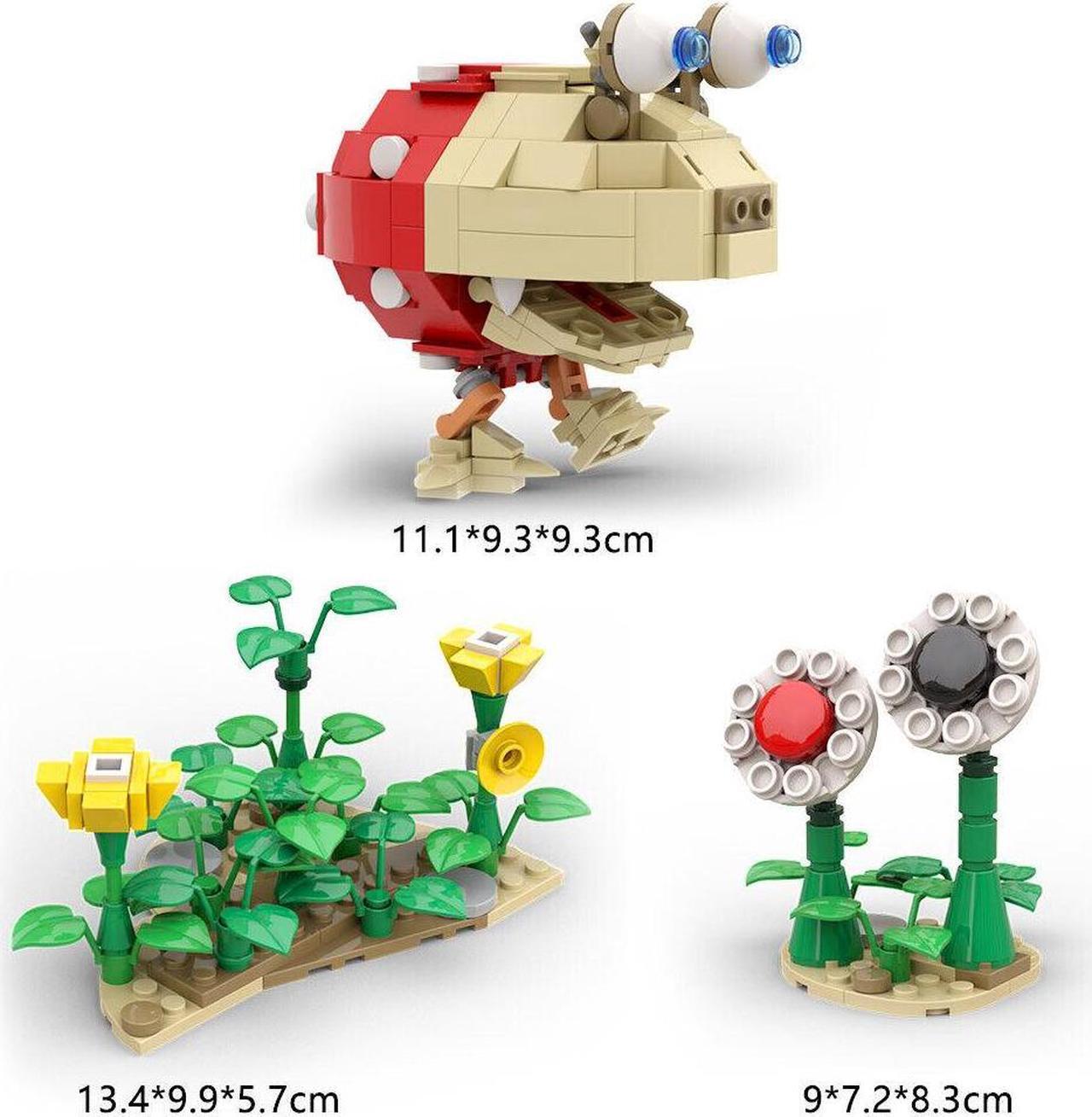 Alt view image 2 of 7 - ZITIANYOUBUILD The Most Famous Enemy Red Bulborb Model 292 Pieces from Video Game MOC