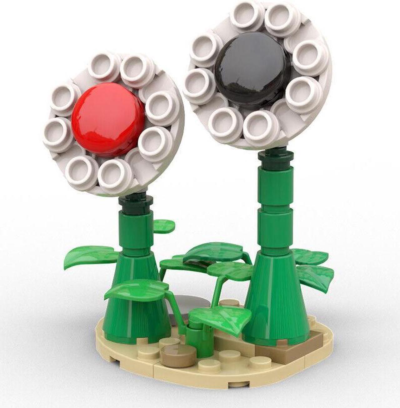 Alt view image 4 of 7 - ZITIANYOUBUILD The Most Famous Enemy Red Bulborb Model 292 Pieces from Video Game MOC