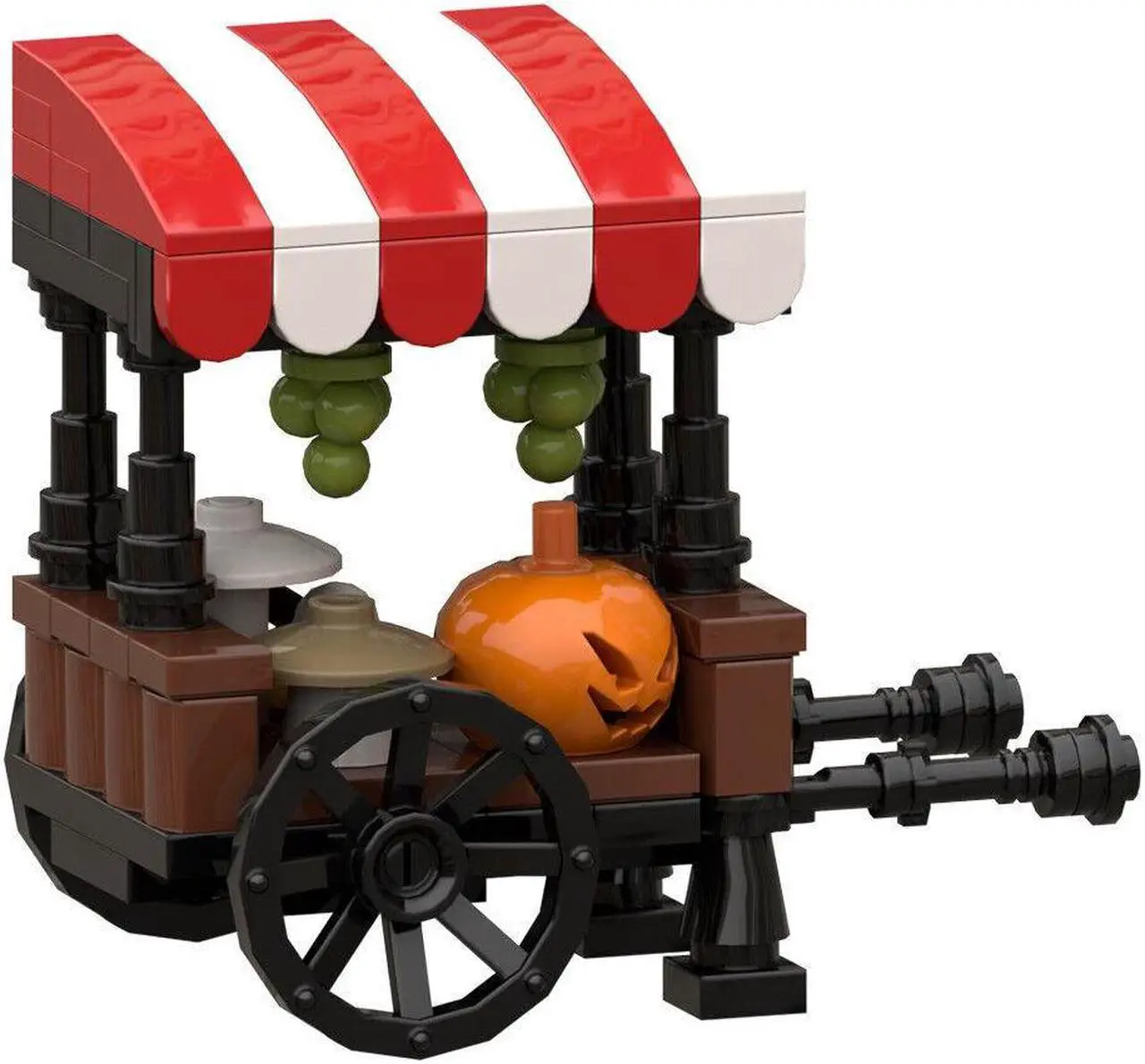 Alt view image 2 of 6 - ZITIANYOUBUILD MOC-105220 Medieval Market Stall Model 106 Pieces for Adults 100% Compatible with LEGO Brand New and High Quality
