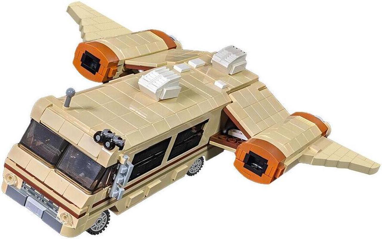Main image of ZITIANYOUBUILD Eagle 5 Flying Spacecraft / Motorhome with Space Engines Wings from Movie Spaceballs 1235 Pieces 100% Compatible with LEGO Brand New and High Quality