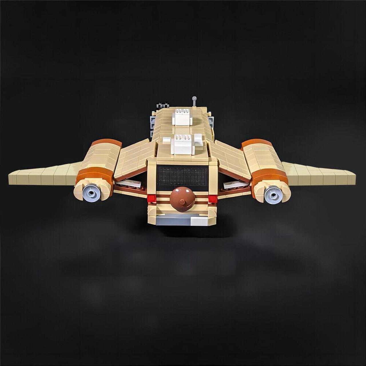 Alt view image 4 of 6 - ZITIANYOUBUILD Eagle 5 Flying Spacecraft / Motorhome with Space Engines Wings from Movie Spaceballs 1235 Pieces 100% Compatible with LEGO Brand New and High Quality