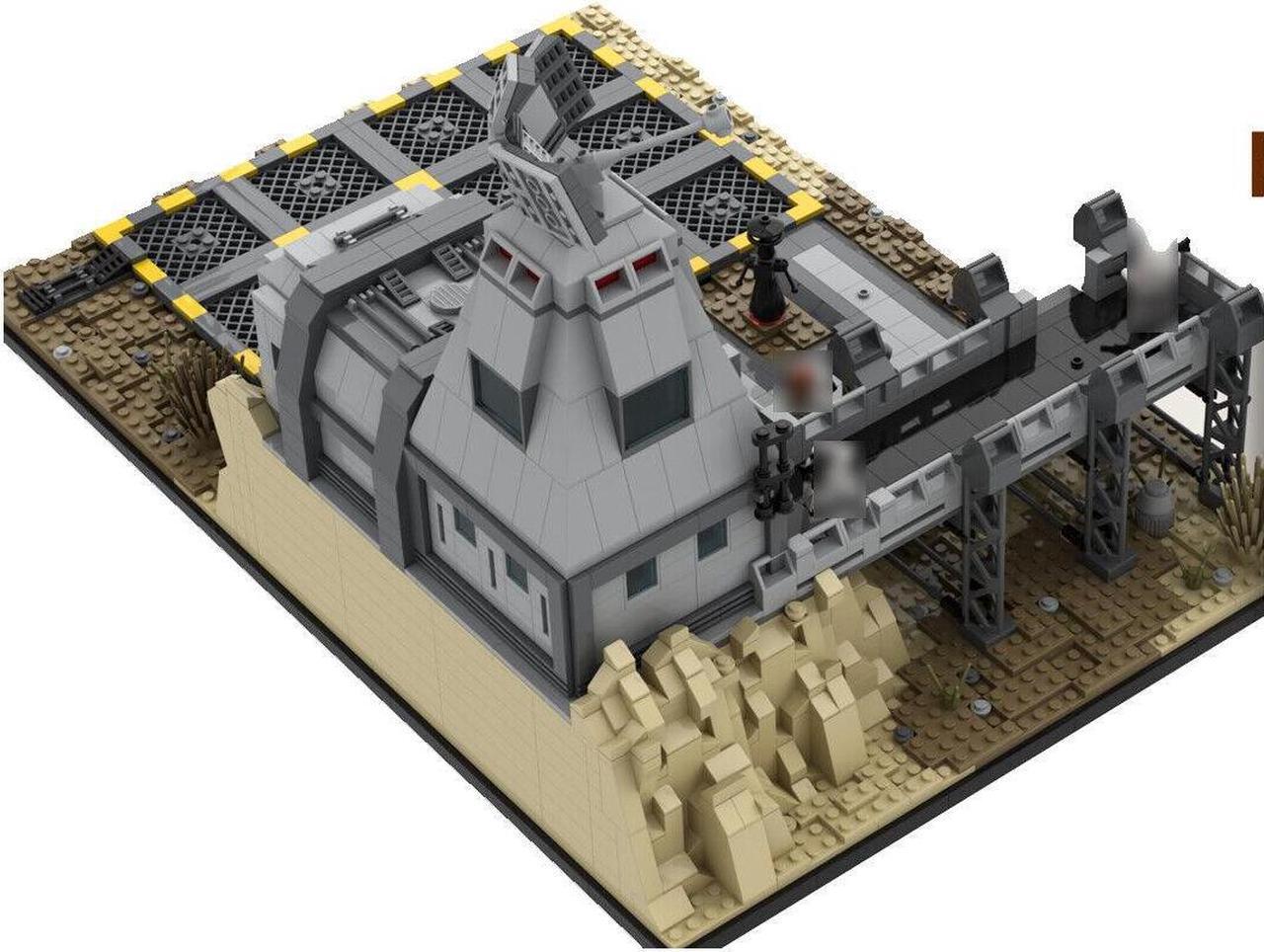 Alt view image 3 of 4 - ZITIANYOUBUILD Emipre Base on Tatooine Model Building Toys Set 1927 Pieces MOC