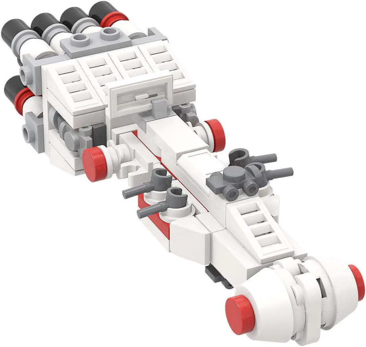 Alt view image 3 of 7 - ZITIANYOUBUILD Ship Model [Micro Scale] mini 167 Pieces from Movie Building Toys Set MOC