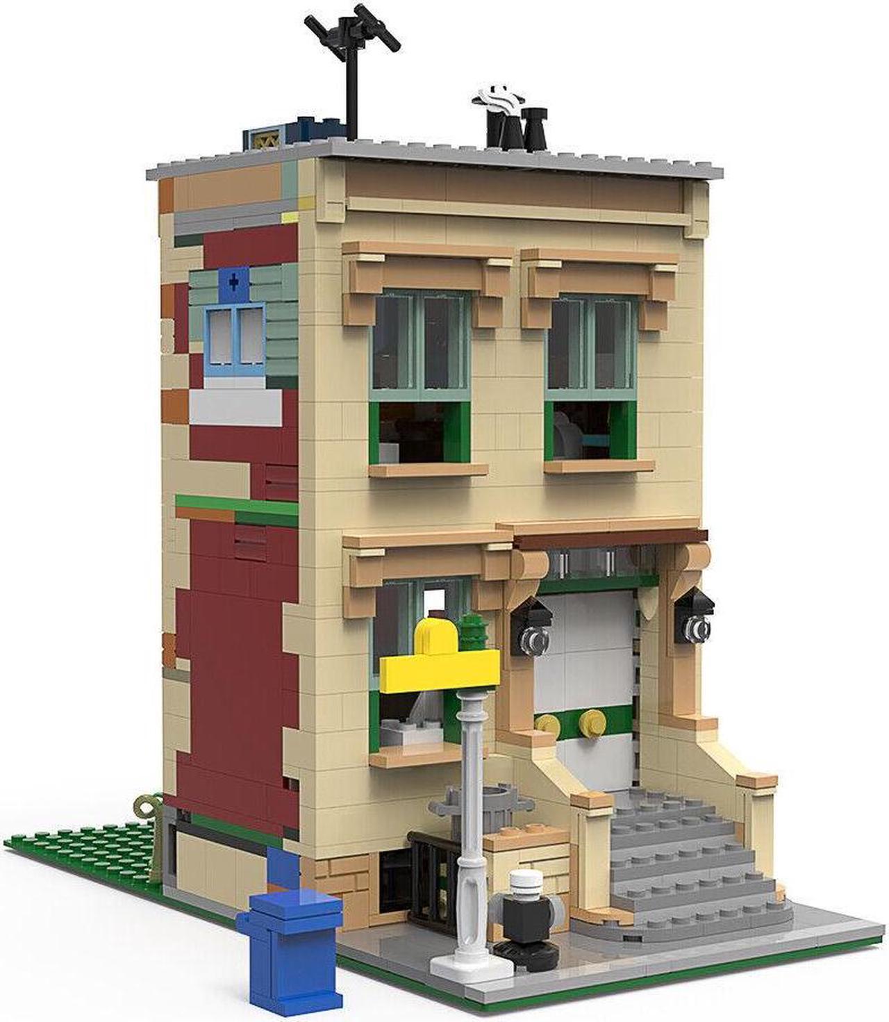 Alt view image 2 of 6 - ZITIANYOUBUILD YOUFOY Modular Building Street with Interiors for Collection 944 Pieces MOC