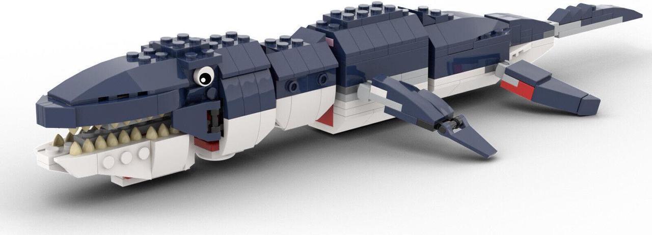 Alt view image 3 of 6 - ZITIANYOUBUILD C6110 2 to 1 Prehistoric Deep Sea Vreature Set 483 Parts for Kids
