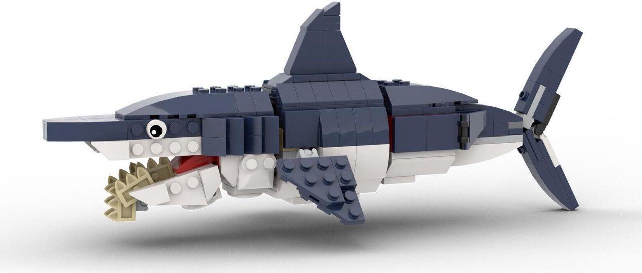 Alt view image 5 of 6 - ZITIANYOUBUILD C6110 2 to 1 Prehistoric Deep Sea Vreature Set 483 Parts for Kids
