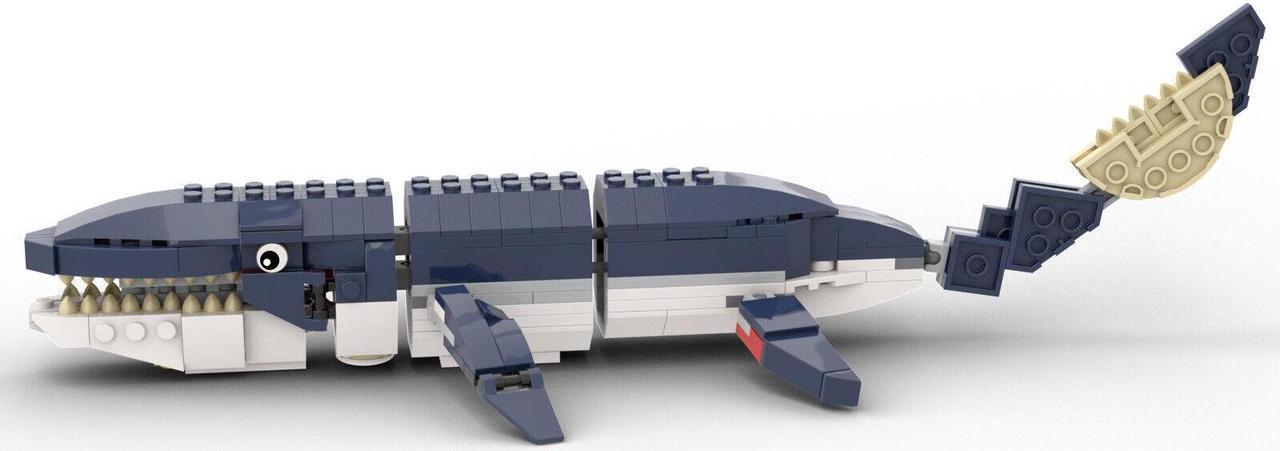 Alt view image 6 of 6 - ZITIANYOUBUILD C6110 2 to 1 Prehistoric Deep Sea Vreature Set 483 Parts for Kids