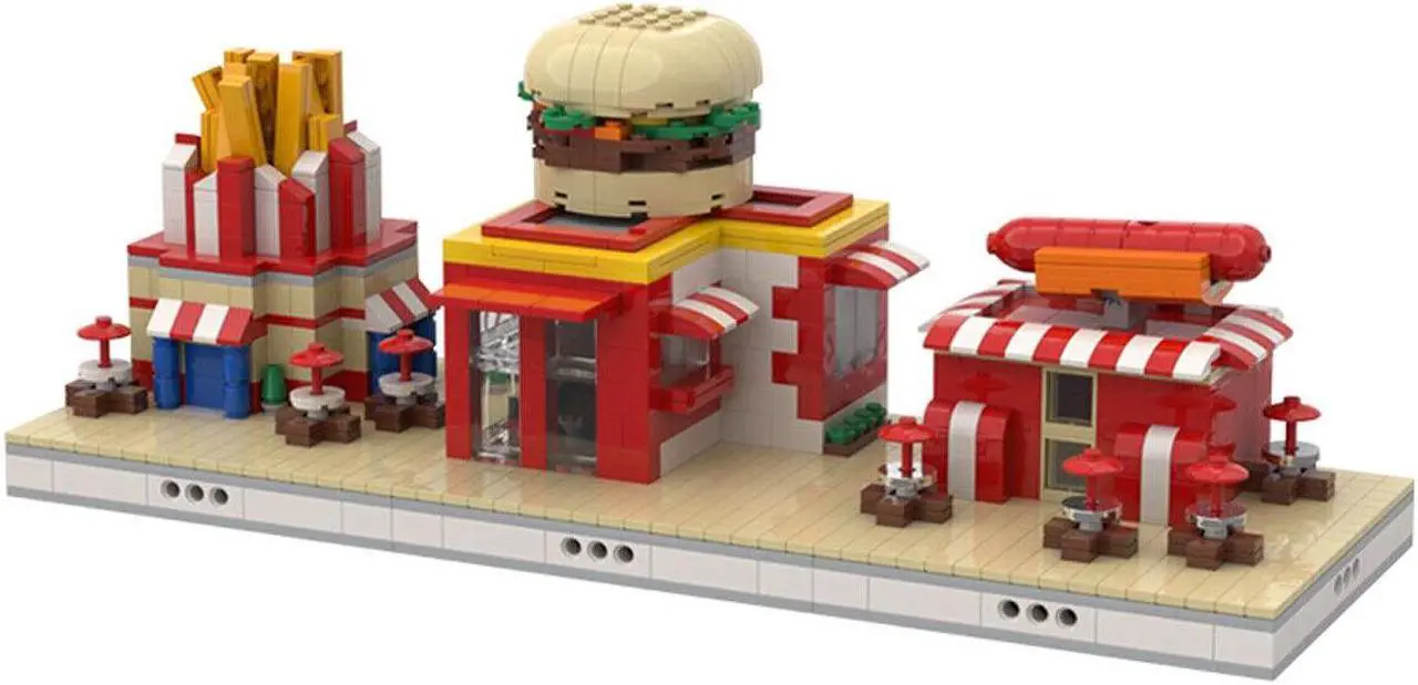 Main image of ZITIANYOUBUILD C5020 Modular Building Mini Restaurant Model in the Zoo 1440 Parts