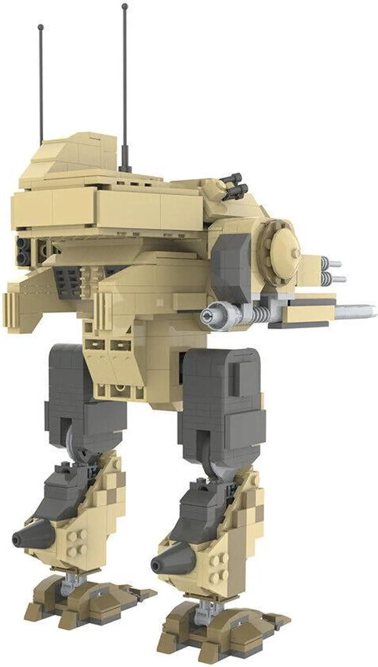 Alt view image 2 of 6 - ZITIANYOUBUILD C7734 Medium Battle Mechanized Walker Bipedal GDI Combat Walker 752 Parts