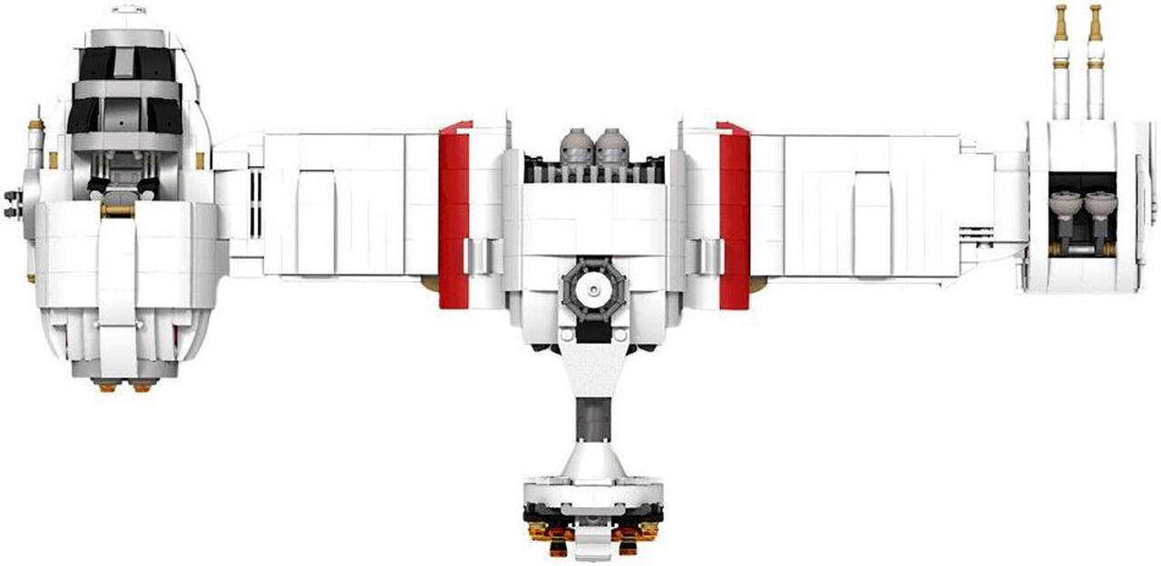 Alt view image 4 of 6 - ZITIANYOUBUILD YOUFOY Single Pilot Operator with Deffense Tower and 2 Stands 1492 Pieces