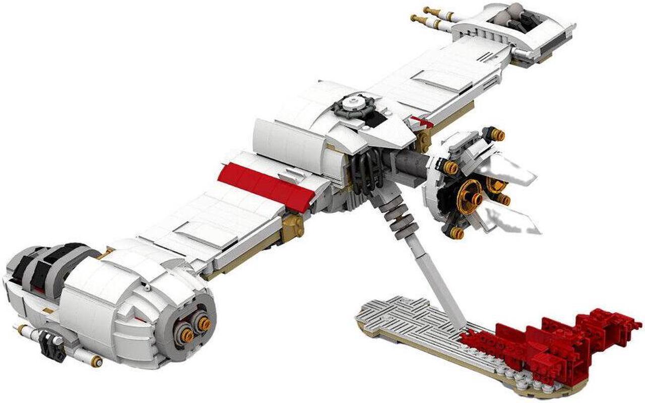Alt view image 5 of 6 - ZITIANYOUBUILD YOUFOY Single Pilot Operator with Deffense Tower and 2 Stands 1492 Pieces