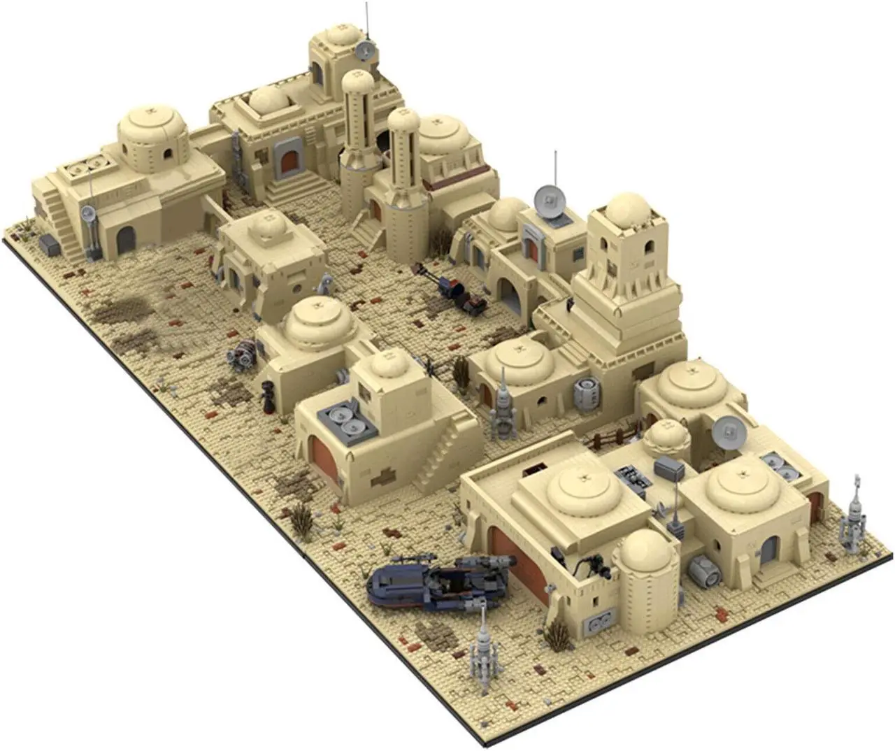 Main image of ZITIANYOUBUILD C5175 Modular Pub Bar on Tatooine with 5 Modules Building 14860 Parts