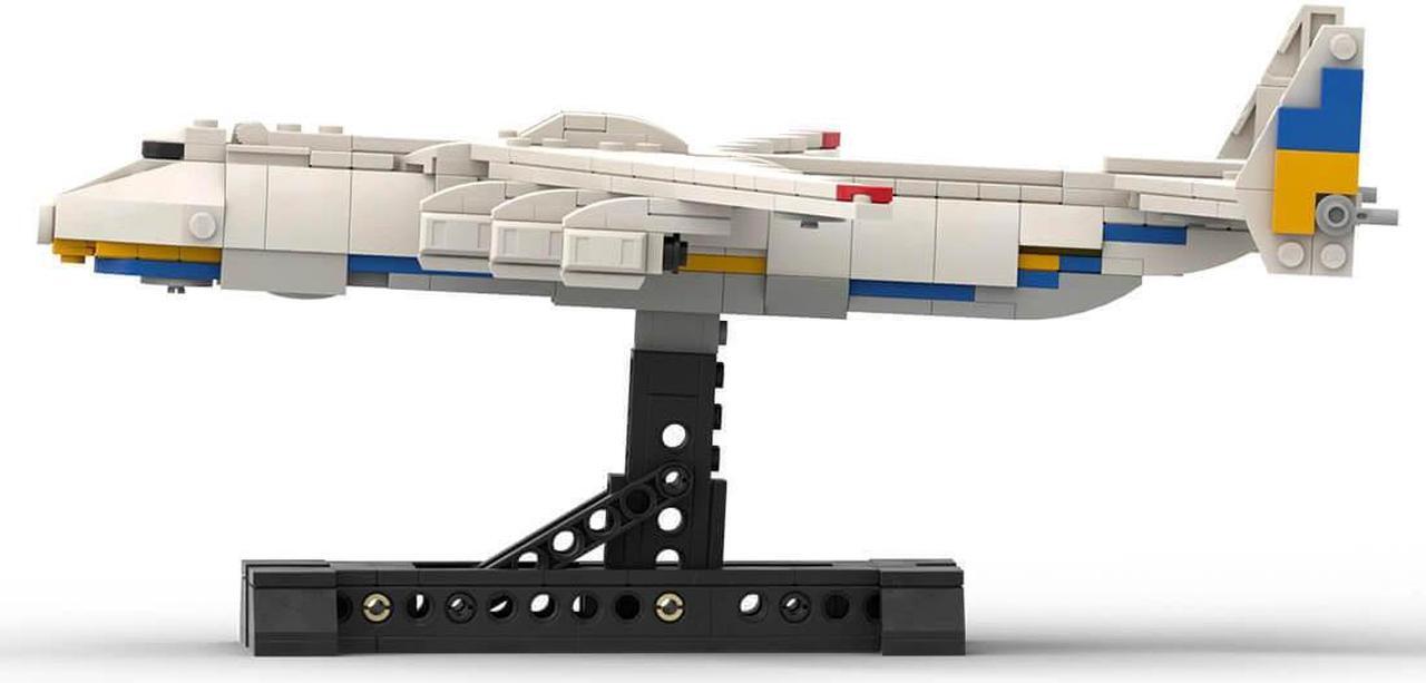 Alt view image 2 of 5 - ZITIANYOUBUILD Custom MOC-107147 Antonov AN-225 Mriya Model 482 Parts Gift for Christmas