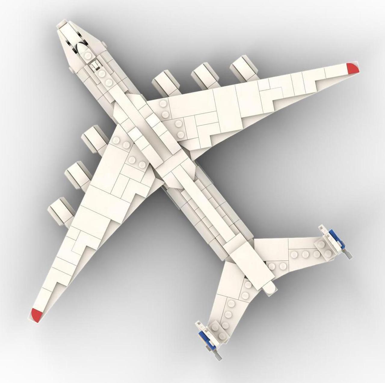 Main image of ZITIANYOUBUILD Custom MOC-107147 Antonov AN-225 Mriya Model 482 Parts Gift for Christmas