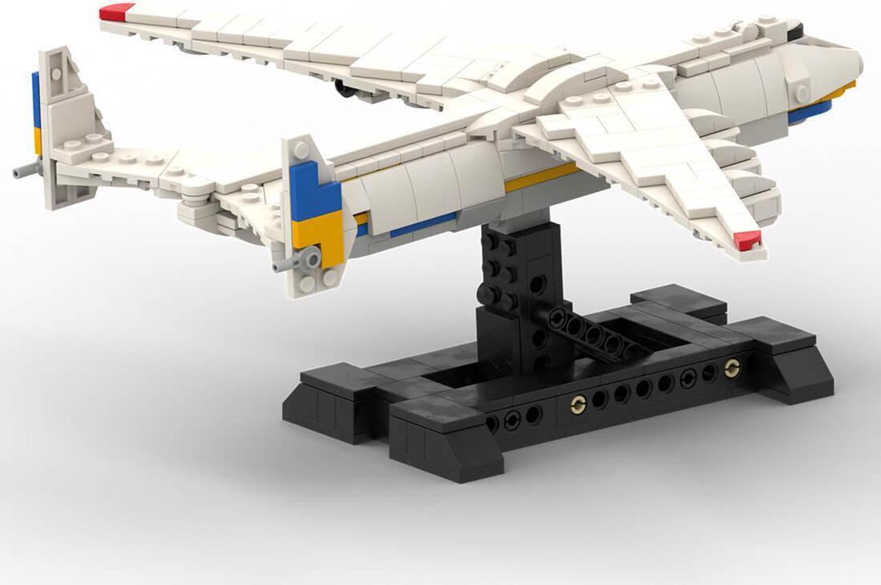 Alt view image 3 of 5 - ZITIANYOUBUILD Custom MOC-107147 Antonov AN-225 Mriya Model 482 Parts Gift for Christmas