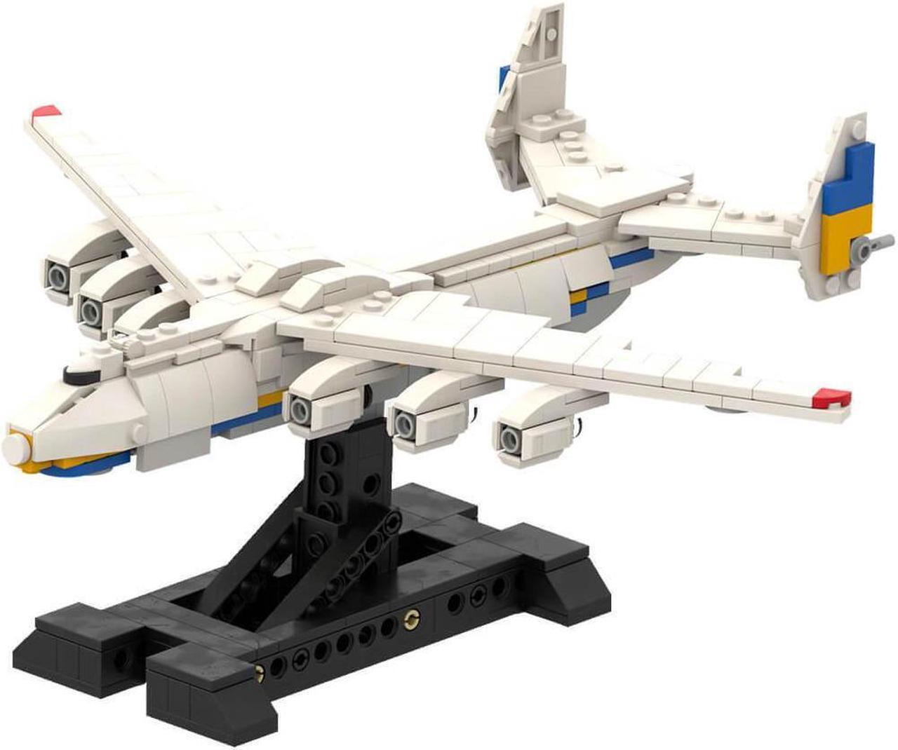 Alt view image 5 of 5 - ZITIANYOUBUILD Custom MOC-107147 Antonov AN-225 Mriya Model 482 Parts Gift for Christmas