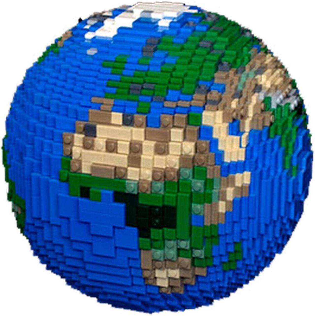 Alt view image 2 of 5 - ZITIANYOUBUILD YOUFOY The Earth Sculpture Model Building Toys Set for Collection 3235 Pieces