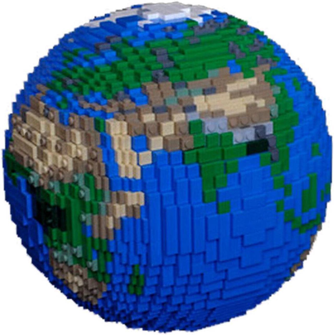Alt view image 4 of 5 - ZITIANYOUBUILD YOUFOY The Earth Sculpture Model Building Toys Set for Collection 3235 Pieces