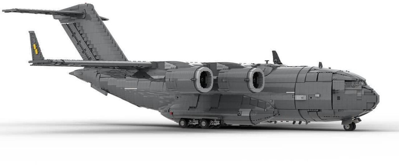 Alt view image 2 of 3 - ZITIANYOUBUILD Custom MOC-193079 C-17 Globemaster III Transport Aircraft Military 17313 Parts