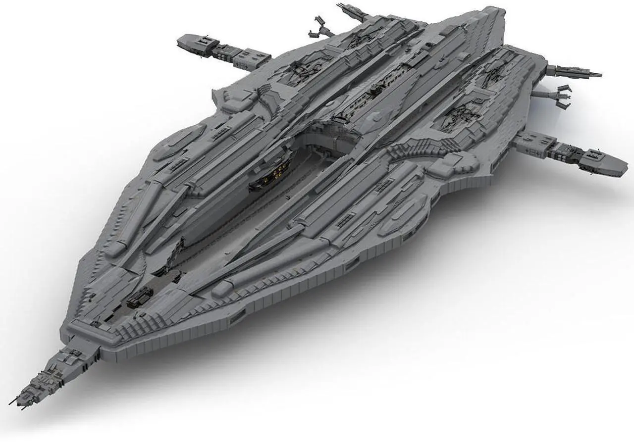 Main image of ZITIANYOUBUILD Custom MOC-131785 Massive Wraith Mothership Wraith Hive Ship 22531 Parts
