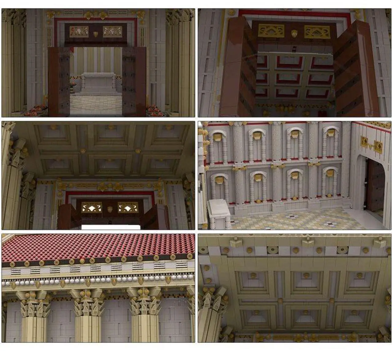 Alt view image 2 of 3 - ZITIANYOUBUILD Custom MOC-136729 UCS Ancient Roman Temple (20179 Parts) Toys Gift for Christmas