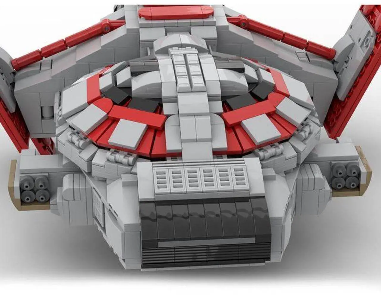 Alt view image 2 of 3 - ZITIANYOUBUILD Custom MOC-144321 Terran -Valkyrie Mini Spaceship Model (1269 Parts)
