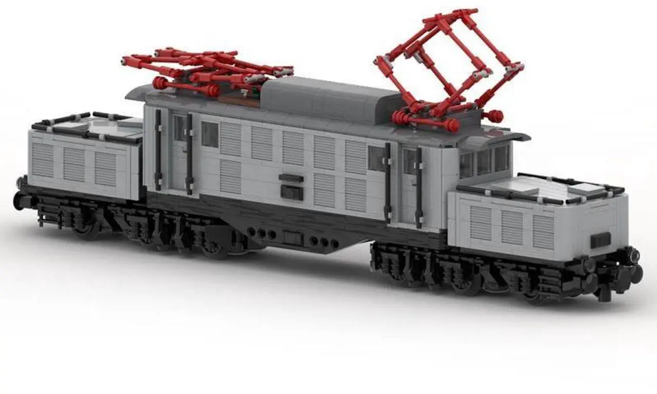 Alt view image 2 of 3 - ZITIANYOUBUILD Custom MOC-120865 8W DB-Baureihe 194 E94 Train Model (1277 Parts) Toys Gift