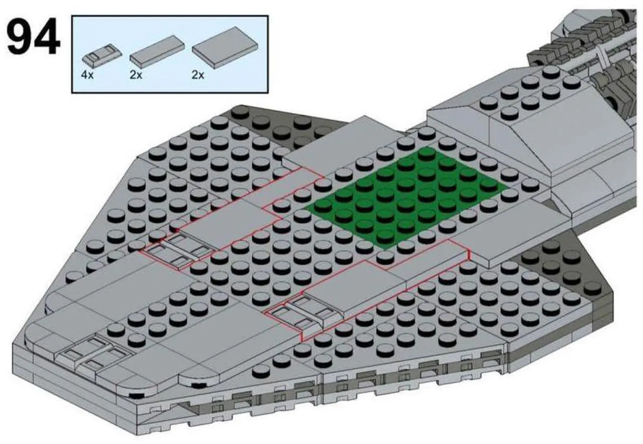 Alt view image 2 of 3 - ZITIANYOUBUILD Custom MOC-125762 ONeill-class Space Wars Ship Sci-Fi Spacecraft 799 Parts