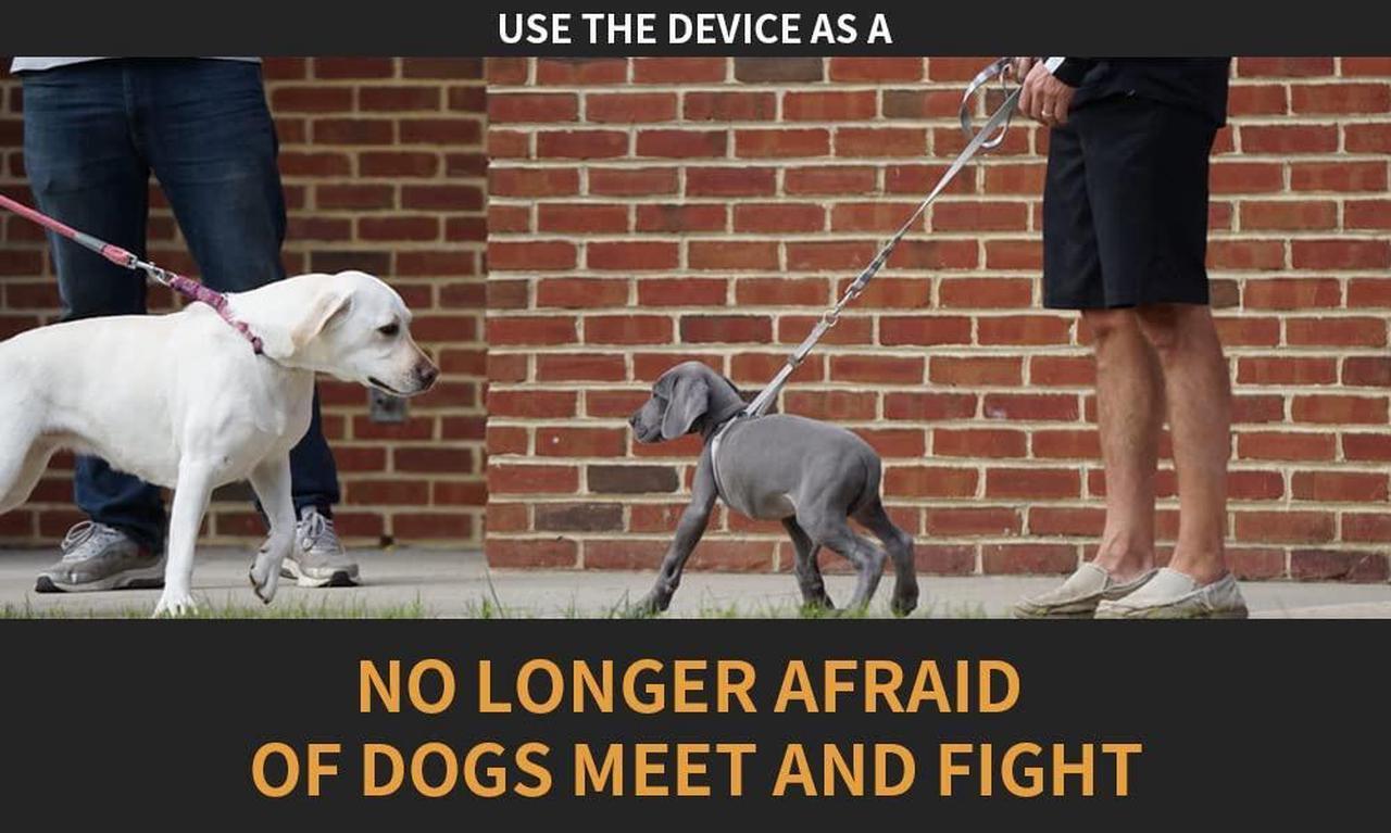 Alt view image 7 of 7 - Ultrasonic Hand-held Barking Device | Dog bite Repellent Anti bark | Stick Stop Barking Device Portable Dog,Trainer LED lamp
