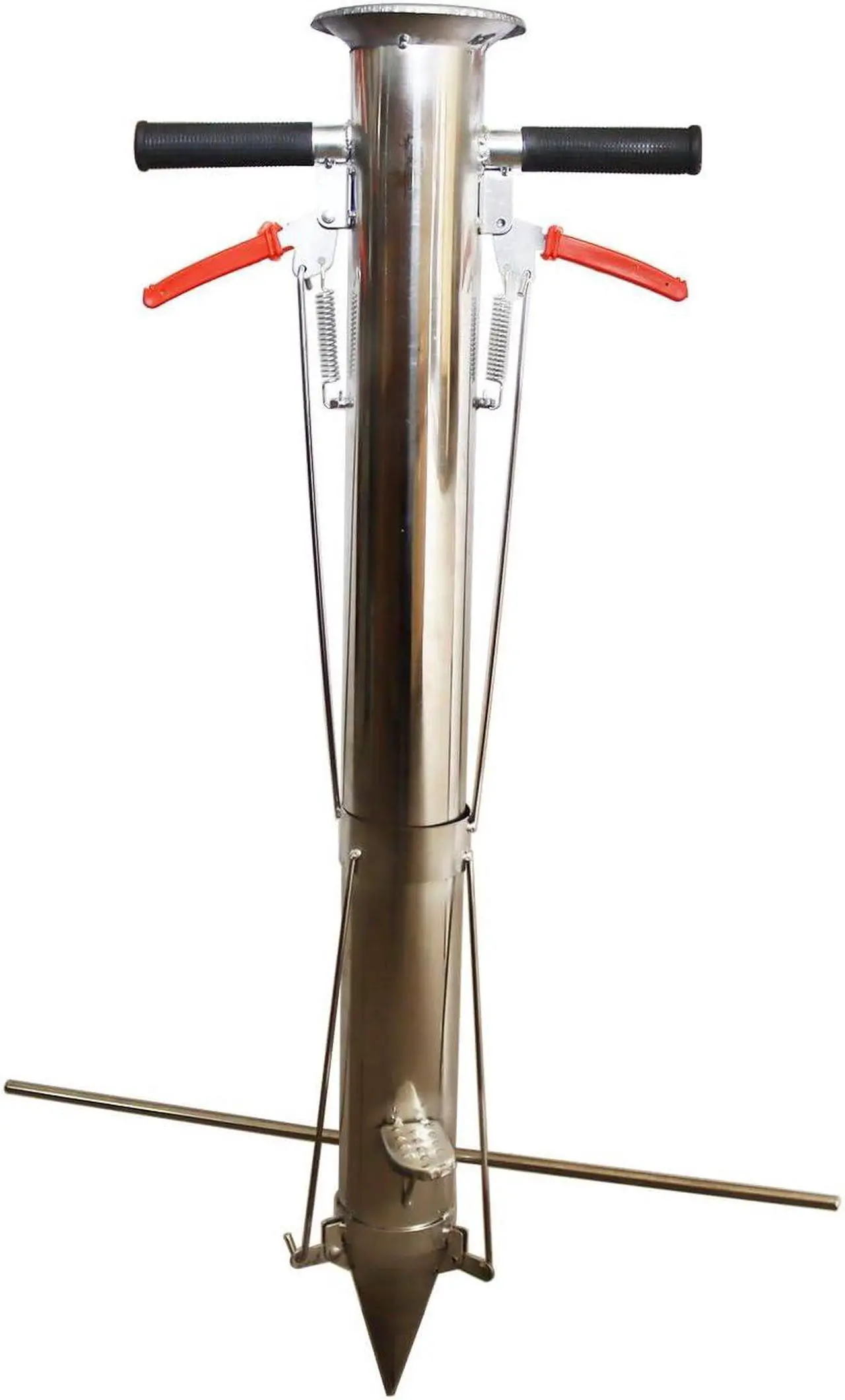 Main image of Seedling Transplanting Tool Stainless Steel Bulb Planter Tool,Multi-Functional Vegetable Seedling Transplanter Manual Hand-Held Young Plant Garden Greenhouse with Pedal(Double Handle)