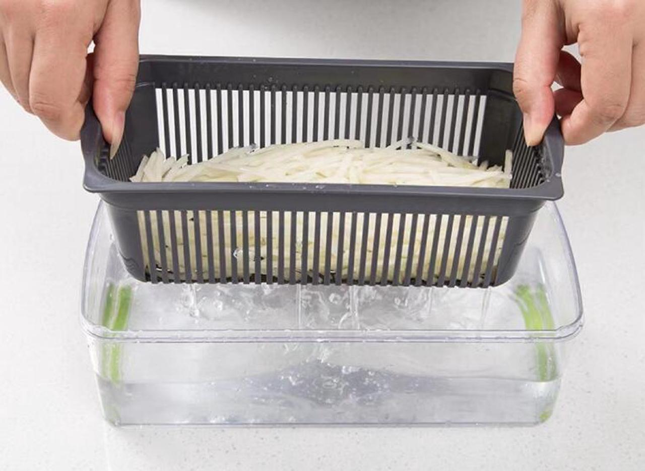 Alt view image 7 of 7 - Vegetable Chopper Multi 15-in-1 Chopper Slicer Onion Chopper Dicer Slicer Dicer Household Kitchen Manual Grater Cutter for Tomato Fruit Onion, Garlic, Carrot, Potato,Salad
