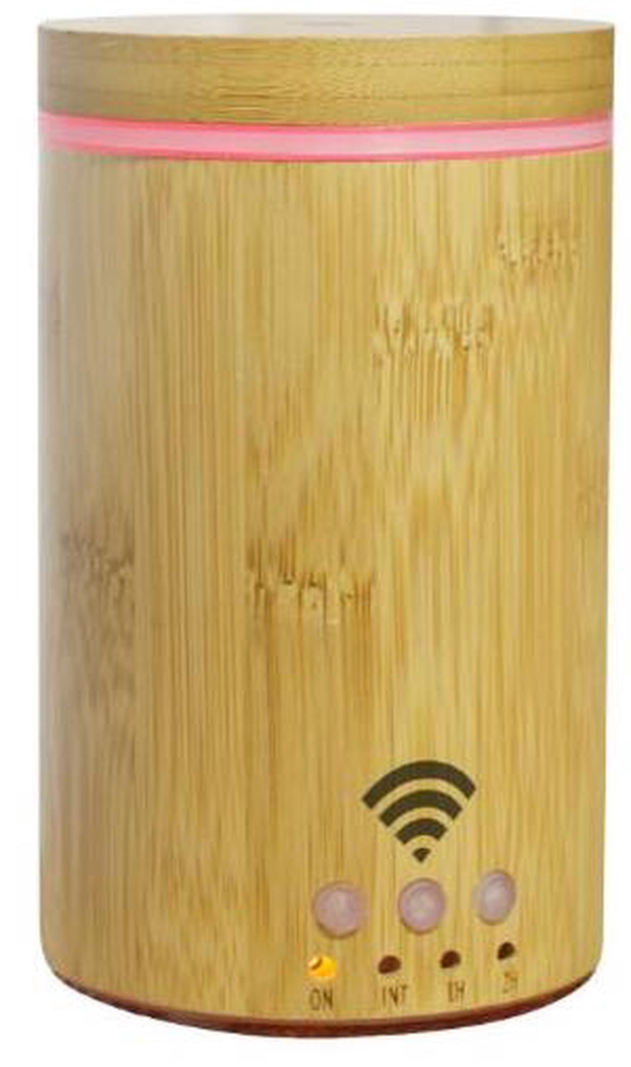 Alt view image 4 of 6 - Bamboo aromatherapy machine Home automatic fragrance machine Large capacity essential oil aromatherapy voice control humidifier