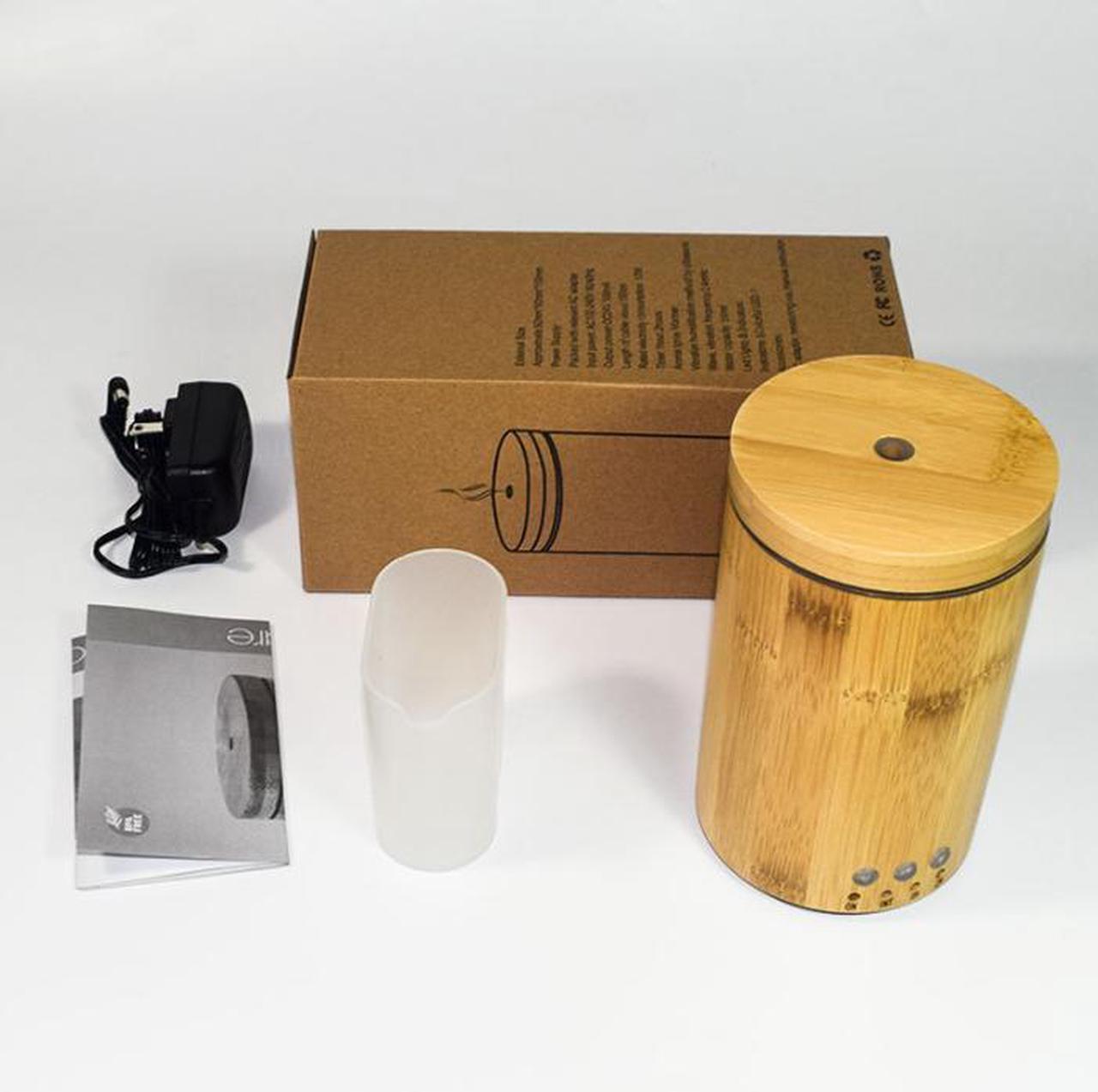 Alt view image 5 of 6 - Bamboo aromatherapy machine Home automatic fragrance machine Large capacity essential oil aromatherapy voice control humidifier