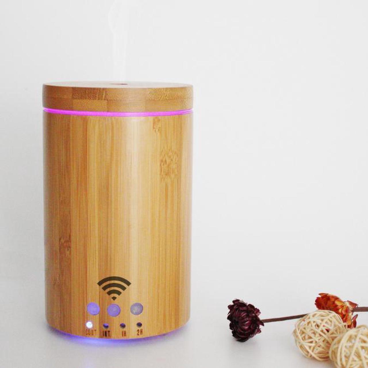 Main image of Bamboo aromatherapy machine Home automatic fragrance machine Large capacity essential oil aromatherapy voice control humidifier