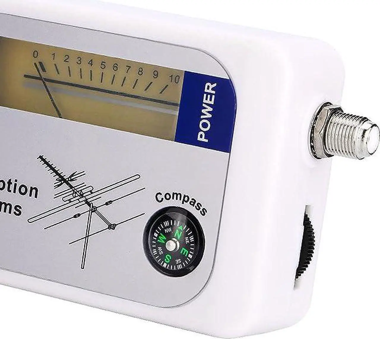 Alt view image 2 of 6 - Signal Finder, Mini Finder Digital Aerial Terrestrial TV Antenna Signal Strength Meter Detector Receiver for Remote Satellite Antennas, 4.92 x 2.52 x 1.38inch