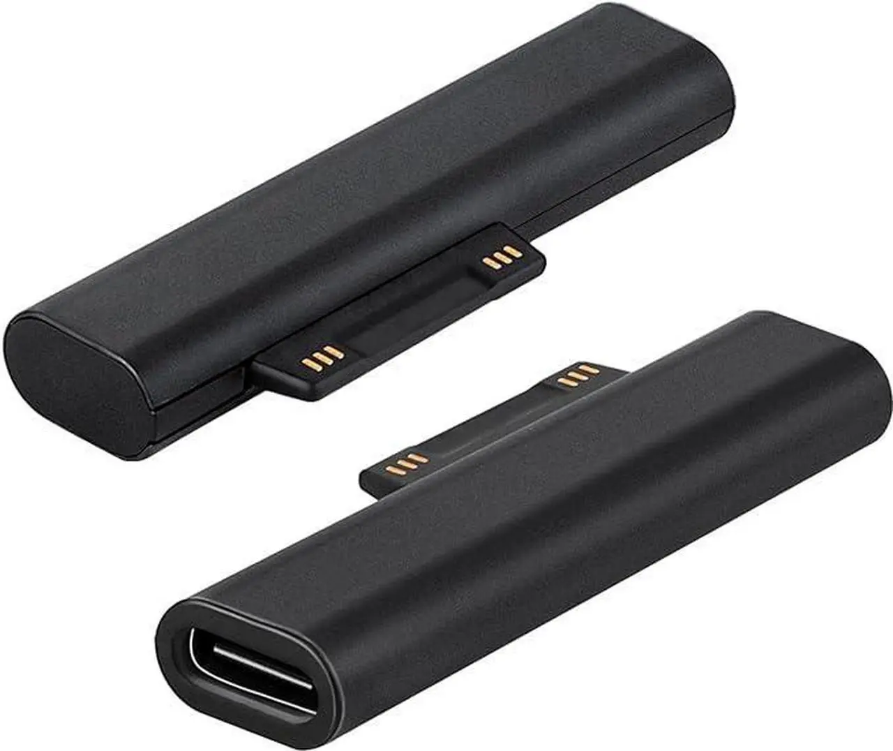 Main image of 15V 3A Type-c Female to Surface Magnetic Charging Adapter, Compatible with Surface Pro 3/4/5/6/7/X, Laptop 1/2/3 & Surface Book/Go[2 PCS, Black Female]