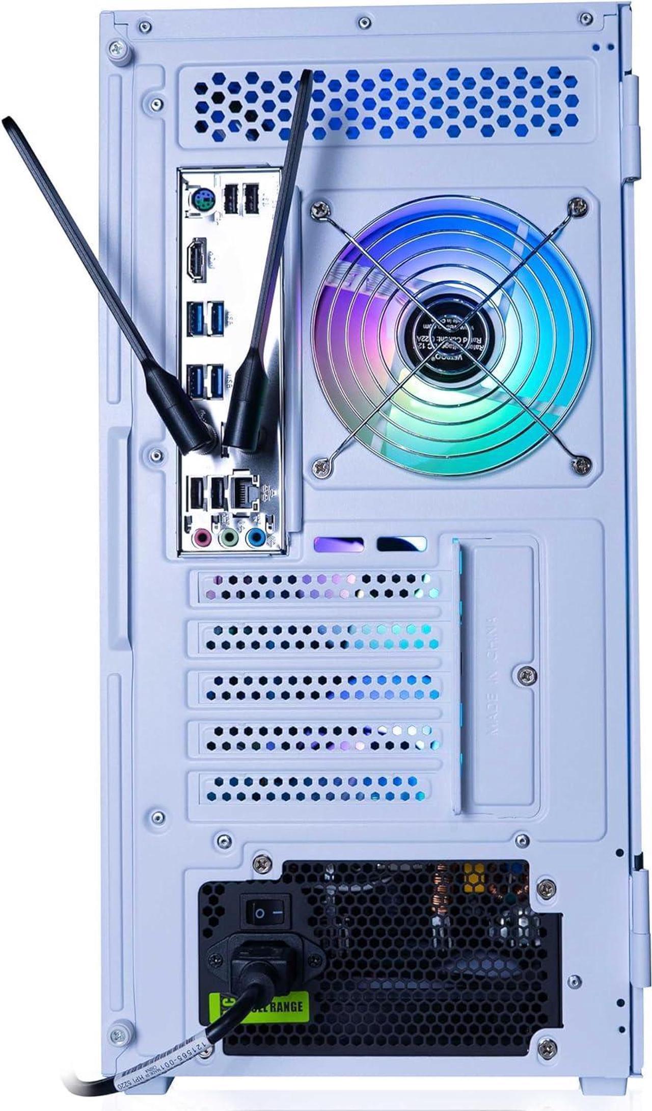 Alt view image 5 of 5 - Periphio Castle Prebuilt Gaming PC |AMD Ryzen 7 5700G (4.6GHz Turbo) | Radeon Vega 8 Graphics | 4TB Solid State SSD | 16GB DDR4 RAM | Windows 11 Gaming Desktop Computer Tower | WiFi + BT