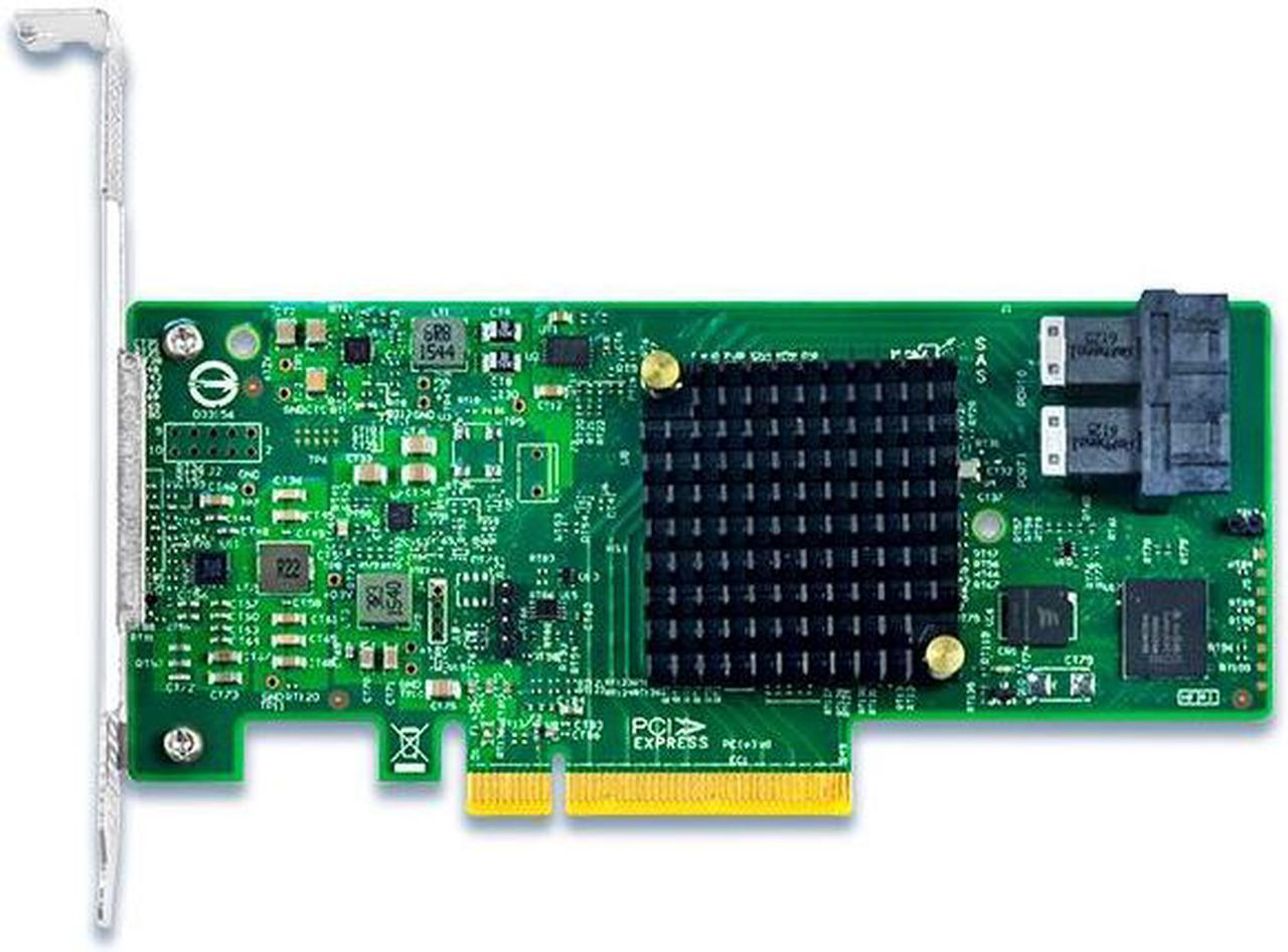 Shinreal PCI Express 3.0 x8 to 8 Ports 12Gb/s SATA/SAS RAID Controller Card --SAS3008-8I    Compatible with 9311-8I