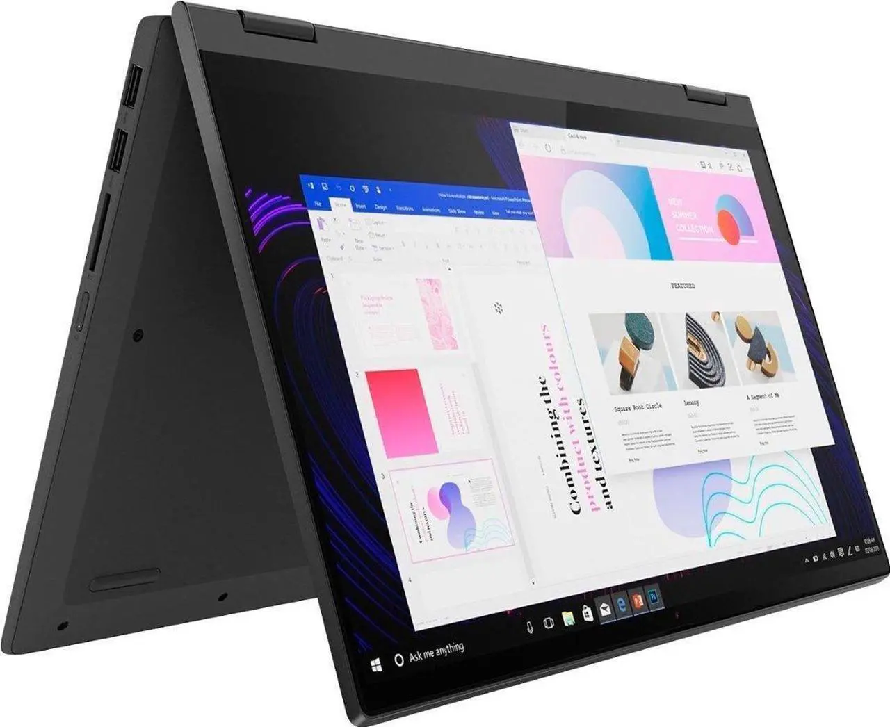 Main image of Lenovo IdeaPad Flex 5 15.6" Full HD 2-in-1 Touchscreen Intel Iris Xe Graphics Intel core i5-1135G7 8GB DDR4 RAM 512GB SSD Fingerprint reader Backlit Keyboard USB 3.2 Windows 11 Home Graphite Gray