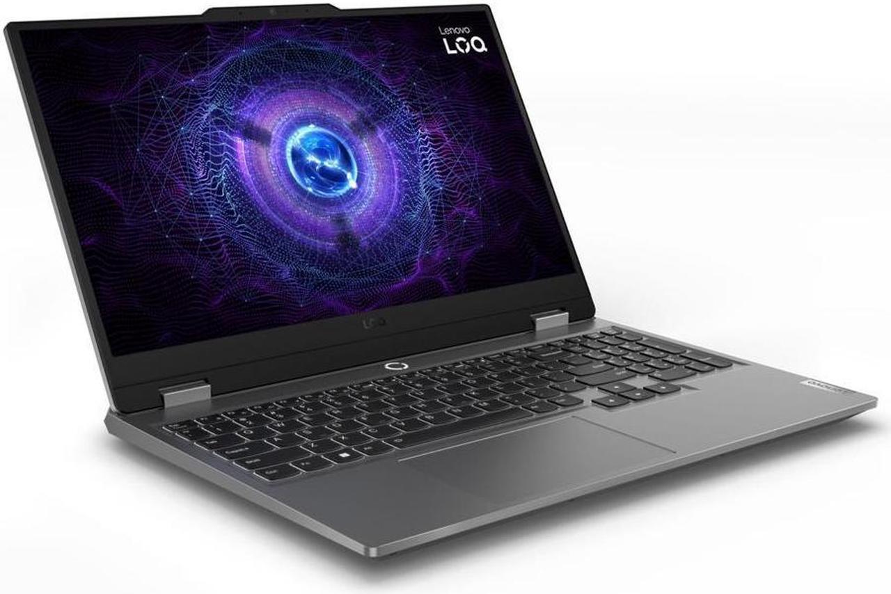 Alt view image 2 of 7 - Lenovo LOQ Gaming 15.6" FHD 144Hz NVIDIA GeForce RTX 4050 GDDR6 Intel Core i5-13450HX (Beats i7-12700H) 32GB DDR5 RAM 1TB SSD Backlit Wi-Fi 6 Bluetooth 5.1 HDMI Windows 11 Pro Grey