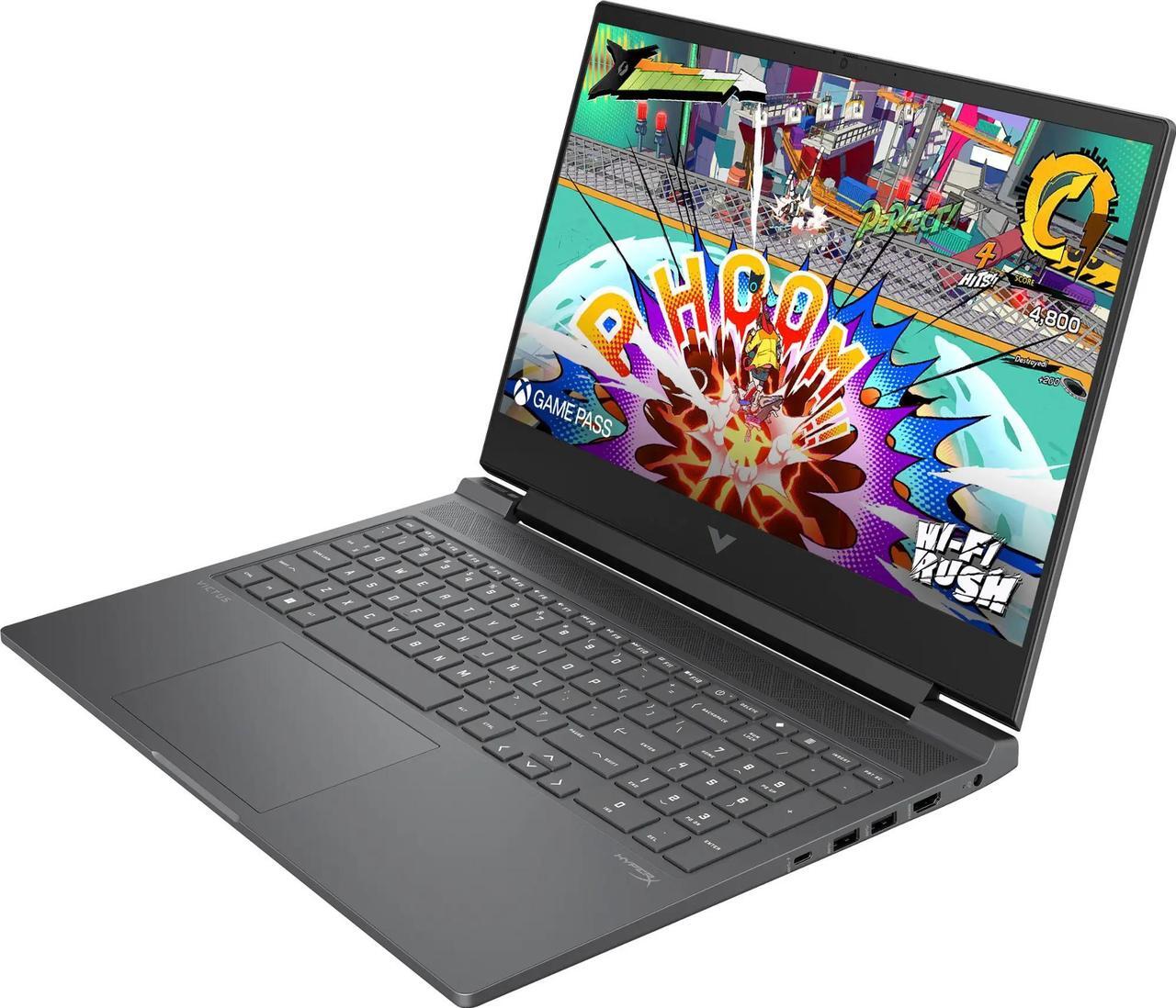 Alt view image 4 of 7 - HP Victus 16.1" FHD Gaming NVIDIA GeForce RTX 4070 GDDR6 AMD Ryzen 7-8845HS (Beats i9-13900HX) 32GB DDR5 RAM 1TB SSD Backlit HDMI 2.1 USB Type C Wi-Fi 6 Bluetooth Webcam Windows 11 Home Silver