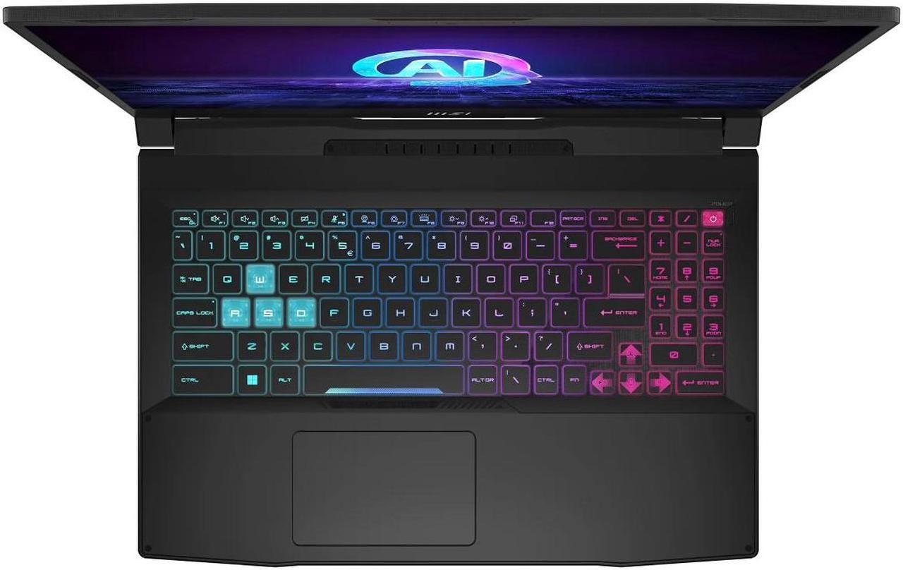 Alt view image 6 of 7 - MSI Katana A15 15.6" 144Hz FHD Gaming NVIDIA GeForce RTX 4060 AMD Ryzen 7-8845HS (Beats i9-13900H) 64GB DDR5 RAM 1TB SSD 4-Zone RGB Backlit KB WiFi 6E Bluetooth 5.3 Windows 11 Home | Large-MousePad