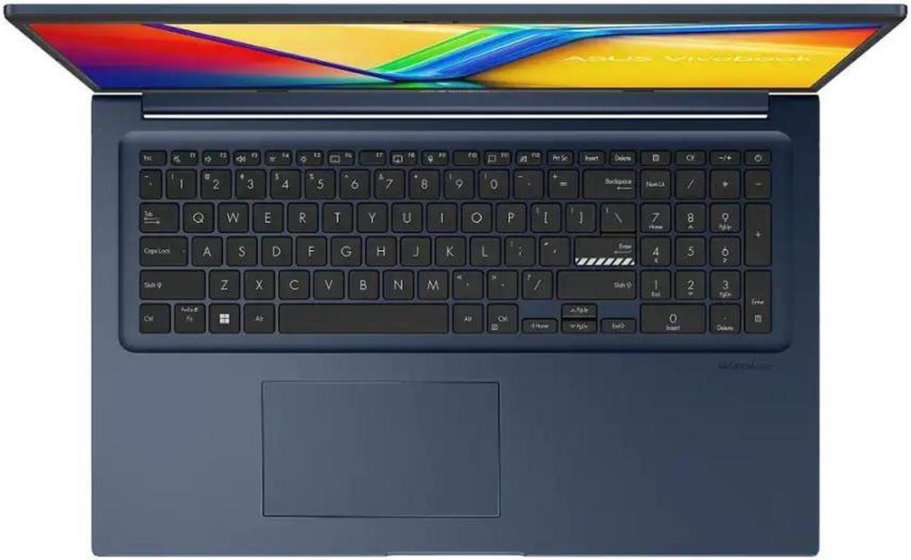 Alt view image 2 of 7 - ASUS Vivobook 17" LED IPS Full HD Laptop Intel Core i3-1215U Intel UHD Graphics 24GB RAM 512GB SSD HDMI 1.4 USB-C 3.2 Wi-Fi 6E Bluetooth Webcam Teams For Business & Student Windows 11 Home Blue