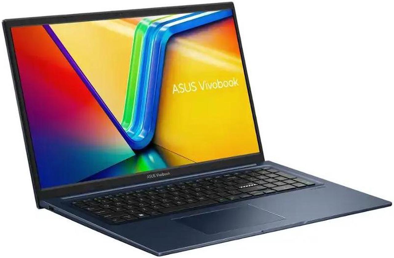 Alt view image 3 of 7 - ASUS Vivobook 17" LED IPS Full HD Laptop Intel Core i3-1215U Intel UHD Graphics 24GB RAM 512GB SSD HDMI 1.4 USB-C 3.2 Wi-Fi 6E Bluetooth Webcam Teams For Business & Student Windows 11 Home Blue