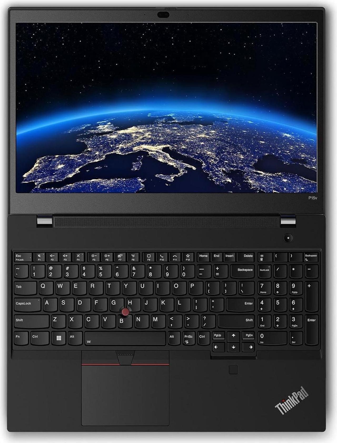 Alt view image 7 of 7 - Lenovo Workstation P15v Gen 3 15.6" FHD IPS AMD Ryzen 7 Pro 6850H NVIDIA T1200 4GB GPU 64GB DDR5 RAM 1TB PCIe SSD FR Backlit KB Wi-Fi 6E Bluetooth 5.2 Windows 11 Professional Black