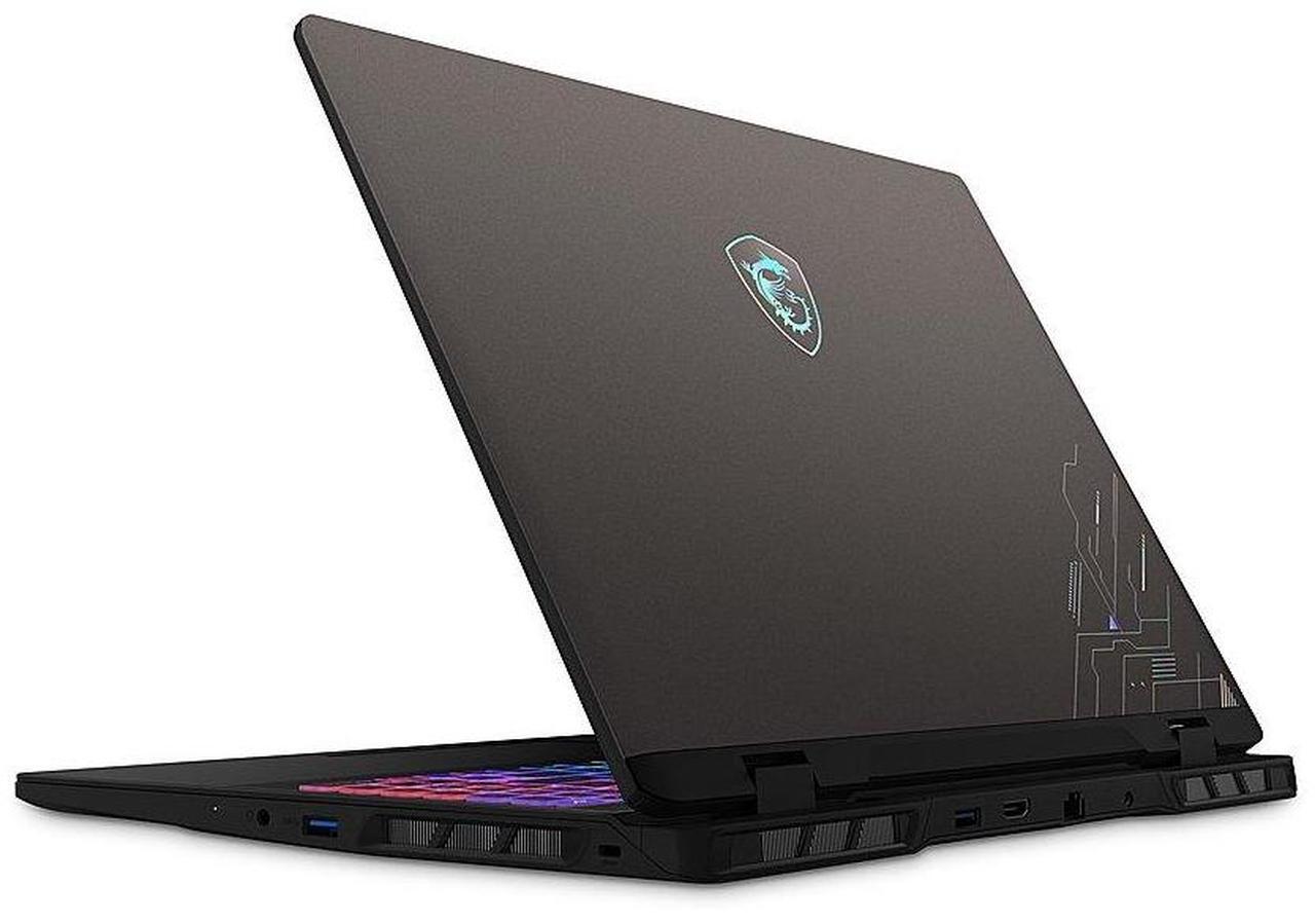 Alt view image 5 of 7 - MSI Crosshair 16" 144hz FHD+ Gaming Laptop NVIDIA GeForce RTX 4070 Intel core i7-14650HX (Beat i9-13900HX) 64GB DDR5 RAM 2TB SSD RGB KB HDMI 2.1 DP 1.4 USB-C 3.2 Bluetooth Wi-Fi Windows 11 Pro Gray