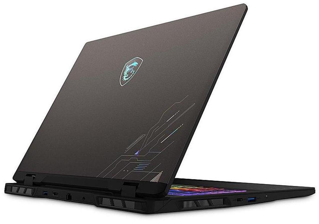 Alt view image 4 of 7 - MSI Crosshair 16" 144hz FHD+ Gaming Laptop NVIDIA GeForce RTX 4070 Intel core i7-14650HX (Beat i9-13900HX) 64GB DDR5 RAM 2TB SSD RGB KB HDMI 2.1 DP 1.4 USB-C 3.2 Bluetooth Wi-Fi Windows 11 Pro Gray